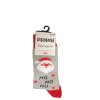 Ponožky vánoční veselé sob Rudy Santa Claus slabé pánské CRAZY SOCKS (40-43,44-47) POLSKÁ MÓDA DPP20065