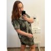 Šaty oversize krátký rukáv dámské nadrozměr (3XL/4XL/5XL ONE SIZE) ITALSKÁ MÓDA IMD23STELLA/DU