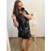 Šaty oversize krátký rukáv dámské nadrozměr (3XL/4XL/5XL ONE SIZE) ITALSKÁ MÓDA IMD23STELLA/DU