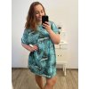Šaty oversize krátký rukáv dámské nadrozměr (3XL/4XL/5XL ONE SIZE) ITALSKÁ MÓDA IMD23STELLA/DU