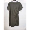 Šaty oversize bavlněné krátký rukáv dámské nadrozměr (2XL/3XL ONE SIZE) ITALSKÁ MÓDA IMD23115/DU