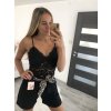 Body tílko elegantní krajkové dámské (S/M ONE SIZE) ITALSKÁ MÓDA IMM22291/DU (Velikost S/M/L, Barva béžová)