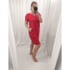 Šaty klasik bavlněné krátký rukáv dámské (XL/2XL ONE SIZE) ITALSKÁ MÓDA IM322104XL/DR