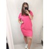 Šaty klasik bavlněné krátký rukáv dámské (XL/2XL ONE SIZE) ITALSKÁ MÓDA IM322104XL/DR