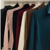 Tričko rolák dlouhý rukáv dámské (uni S/M) ITALSKá MóDA IM319907 (Barva bílá)