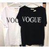 Tričko oversize krátky rukáv dámske Vogue (uni s/m/l) ITALSKÁ MÓDA IMD20509/DU (Velikost S/M/L, Barva bílá)