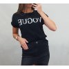 Tričko oversize krátky rukáv dámske Vogue (uni s/m/l) ITALSKÁ MÓDA IMD20509/DU (Velikost S/M/L, Barva bílá)