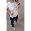 Tričko krátký rukáv dámské (S/M/L ONE SIZE) ITALSKÁ MÓDA IM4211097/DR/DU (Velikost S/M/L, Barva růžová starorůžová)