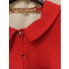 Košile dlouhý rukáv dámská (S/M ONE SIZE) ITALSKá MóDA IM321502 (Velikost S/M/L, Barva červená)