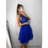 Šaty elegantní krajkové plesové krátké dámské (S/M ONE SIZE) ITALSKÁ MÓDA IMM2219810/DU