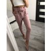 Kalhoty dlouhé elegantní dámské (M/L ONE SIZE) ITALSKÁ MÓDA IMD22128/DR (Velikost M/L, Barva béžová)