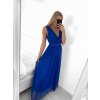 Šaty dlouhé společenské na ramínka dámské (S/M ONE SIZE) ITALSKÁ MÓDA IMPSH223677/DR