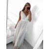 Šaty dlouhé společenské na ramínka dámské (S/M ONE SIZE) ITALSKÁ MÓDA IMPSH223677/DR