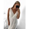 Šaty dlouhé společenské na ramínka dámské (S/M ONE SIZE) ITALSKÁ MÓDA IMPSH223677/DR