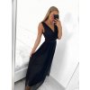 Šaty dlouhé společenské na ramínka dámské (S/M ONE SIZE) ITALSKÁ MÓDA IMPSH223677/DR