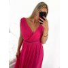Šaty dlouhé společenské na ramínka dámské (S/M ONE SIZE) ITALSKÁ MÓDA IMPSH223677/DR