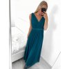 Šaty dlouhé společenské na ramínka dámské (S/M ONE SIZE) ITALSKÁ MÓDA IMPSH223677/DR