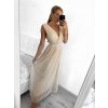 Šaty dlouhé společenské na ramínka dámské (S/M ONE SIZE) ITALSKÁ MÓDA IMPSH223677/DR