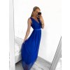 Šaty dlouhé společenské na ramínka dámské (S/M ONE SIZE) ITALSKÁ MÓDA IMPSH223677/DR
