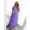 Šaty dlouhé společenské na ramínka dámské (S/M ONE SIZE) ITALSKÁ MÓDA IMPSH223677/DR
