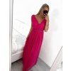 Šaty dlouhé společenské na ramínka dámské (S/M ONE SIZE) ITALSKÁ MÓDA IMPSH223677/DR