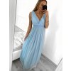 Šaty dlouhé společenské na ramínka dámské (S/M ONE SIZE) ITALSKÁ MÓDA IMPSH223677/DR