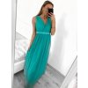 Šaty dlouhé společenské na ramínka dámské (S/M ONE SIZE) ITALSKÁ MÓDA IMPSH223677/DR