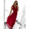 Šaty dlouhé společenské na ramínka dámské (S/M ONE SIZE) ITALSKÁ MÓDA IMPSH223677/DR