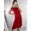 Šaty dlouhé na ramínka saténové dámské (S/M ONE SIZE) ITALSKÁ MÓDA IM922898/DU (Velikost S/M/L, Barva béžová)