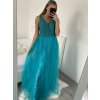 Šaty dlouhé společenské elegantní letní na ramínka dámské (M/L, L/XL) ITALSKÁ MÓDA IMPSH22260019/DU (Velikost M/L, Barva červená)