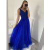 Šaty dlouhé společenské elegantní letní na ramínka dámské (M/L, L/XL) ITALSKÁ MÓDA IMPSH22260019/DU (Velikost M/L, Barva červená)