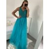 Šaty dlouhé společenské elegantní letní na ramínka dámské (M/L, L/XL) ITALSKÁ MÓDA IMPSH22260019/DU (Velikost M/L, Barva červená)