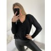 Svetr úpletový na knoflíčky dlouhý rukáv dámský nadrozměr (L/XL/2XL ONE SIZE) ITALSKá MóDA IMM226715L/DU
