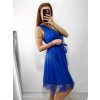 Šaty společenské tylové na ramínka dámské (S/M/L ONE SIZE) ITALSKá MóDA IM9239005/DU