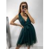 Šaty společenské tylové na ramínka dámské (S/M/L ONE SIZE) ITALSKá MóDA IM9239005/DU