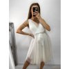 Šaty společenské tylové na ramínka dámské (S/M/L ONE SIZE) ITALSKá MóDA IM9239005/DU