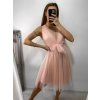 Šaty společenské tylové na ramínka dámské (S/M/L ONE SIZE) ITALSKá MóDA IM9239005/DU