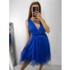 Šaty společenské tylové na ramínka dámské (S/M/L ONE SIZE) ITALSKá MóDA IM9239005/DU