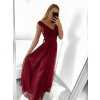 Šaty společenské dlouhé elegantní dámské (S/M ONE SIZE) ITALSKÁ MÓDA IM923MARINA/DU (Velikost S/M/L, Barva Černá)