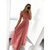Šaty společenské dlouhé elegantní dámské (S/M ONE SIZE) ITALSKÁ MÓDA IM923MARINA/DU (Velikost S/M/L, Barva Černá)
