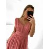 Šaty společenské dlouhé elegantní dámské (S/M ONE SIZE) ITALSKÁ MÓDA IM923MARINA/DU (Velikost S/M/L, Barva Černá)