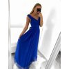 Šaty společenské dlouhé elegantní dámské (S/M ONE SIZE) ITALSKÁ MÓDA IM923MARINA/DU (Velikost S/M/L, Barva Černá)