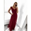 Šaty společenské dlouhé elegantní dámské (S/M ONE SIZE) ITALSKÁ MÓDA IM923MARINA/DU (Velikost S/M/L, Barva Černá)