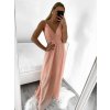 Šaty společenské dlouhé elegantní dámské (S/M ONE SIZE) ITALSKÁ MÓDA IM923SILVIA/DU (Velikost S/M/L, Barva Černá)