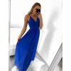 Šaty společenské dlouhé elegantní dámské (S/M ONE SIZE) ITALSKÁ MÓDA IM923SILVIA/DU (Velikost S/M/L, Barva Černá)