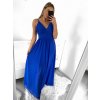 Šaty společenské dlouhé elegantní dámské (S/M ONE SIZE) ITALSKÁ MÓDA IM923SILVIA/DU (Velikost S/M/L, Barva Černá)