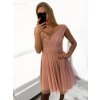 Šaty společenské elegantní dámské (S/M ONE SIZE) ITALSKá MODA IMS23RIMINNI/DU (Velikost S/M/L, Barva Černá)