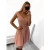 Šaty společenské elegantní dámské (S/M ONE SIZE) ITALSKá MODA IMS23RIMINNI/DU (Velikost S/M/L, Barva Černá)