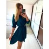 Tunika košilová prodloužená dámské 3/4 rukáv s páskem  (M/L/XL ONE SIZE) ITALSKÁ MÓDA IMM23UN7018/DU