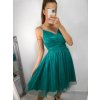 Šaty elegantní společenské na ramínka dámské (S/M ONE SIZE) ITALSKÁ MÓDA IMPSH23C666/DU (Velikost S/M/L, Barva červená)